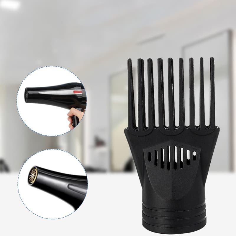 Pente Universal para Secador de Cabelo Bico Pente Profissional Acessório Modelador para Cabelos Cacheados Crespos Salão