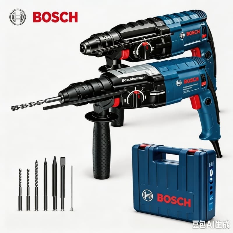 Bosch Furadeira De Impacto Martelete Rotativo Rompedor 1500W furadeira parafusadeira elétrica símile com nota fiscal