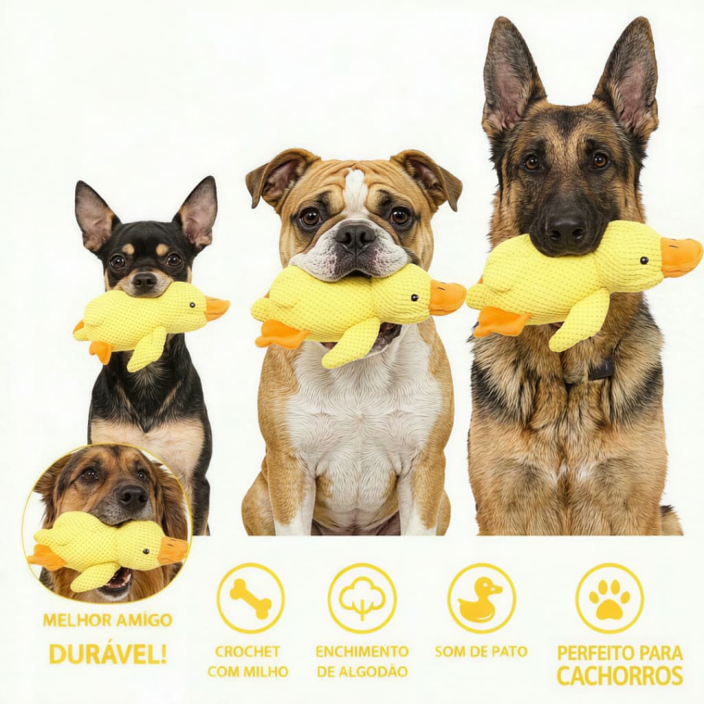 [Super desconto] Estoque pronto/envio rápido/brinquedo de pelúcia de voz de cachorro pequeno pato amarelo | Brinquedo so