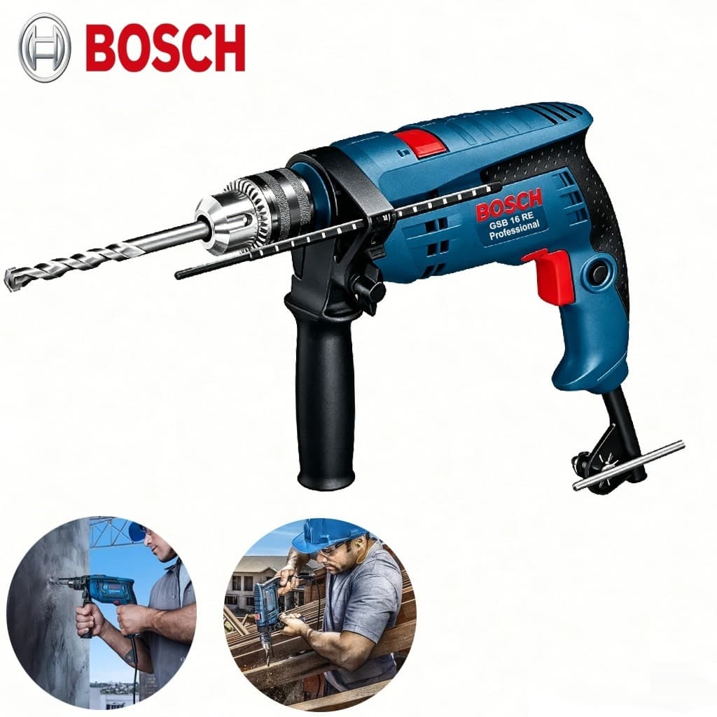 Parafusadeira furadeira elétrica Bosch 1200W furadeira de impacto martelete rompedor bosch 220V Original