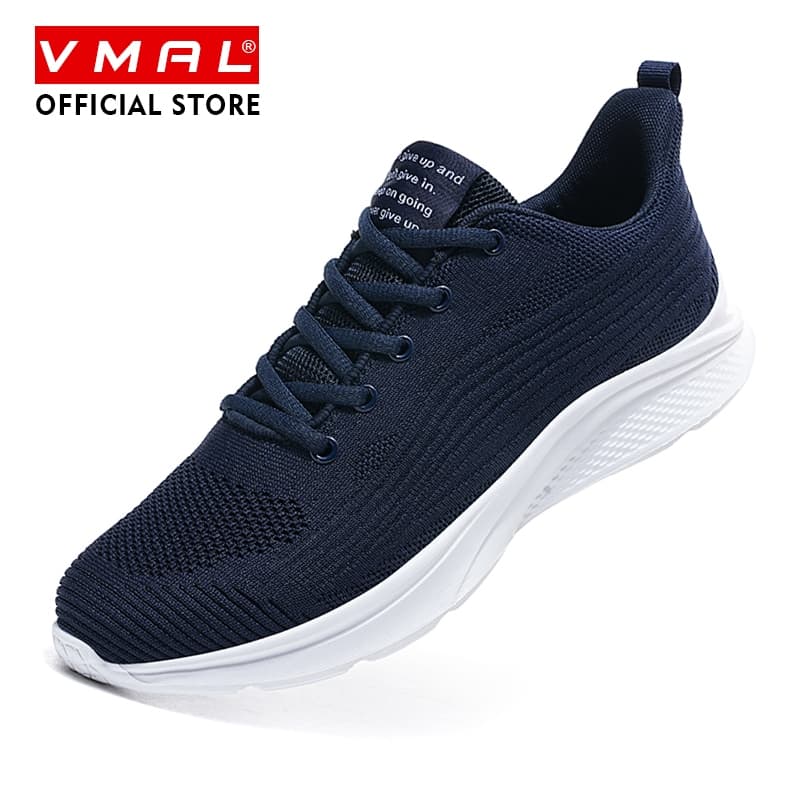 38-47 Tênis Masculino De Malha Com Cadarço , Confortável , Antiderrapante , Sola De Almofada , Calçados Esportivos Ao Ar