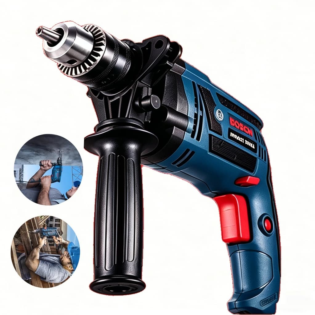 Furadeira de Impacto 1200W Furadeira profissional GSB 16RE parafusadeira 110V/220V Furo Preciso