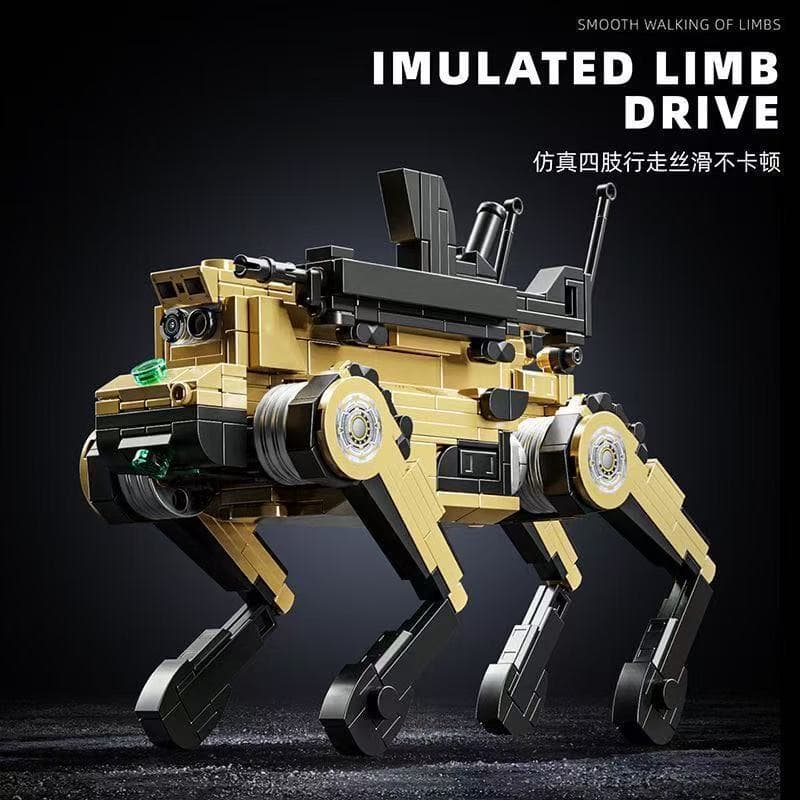 1000 peças de blocos compatíveis com LEGO Robô militar Brinquedo educativo de montar para meninos