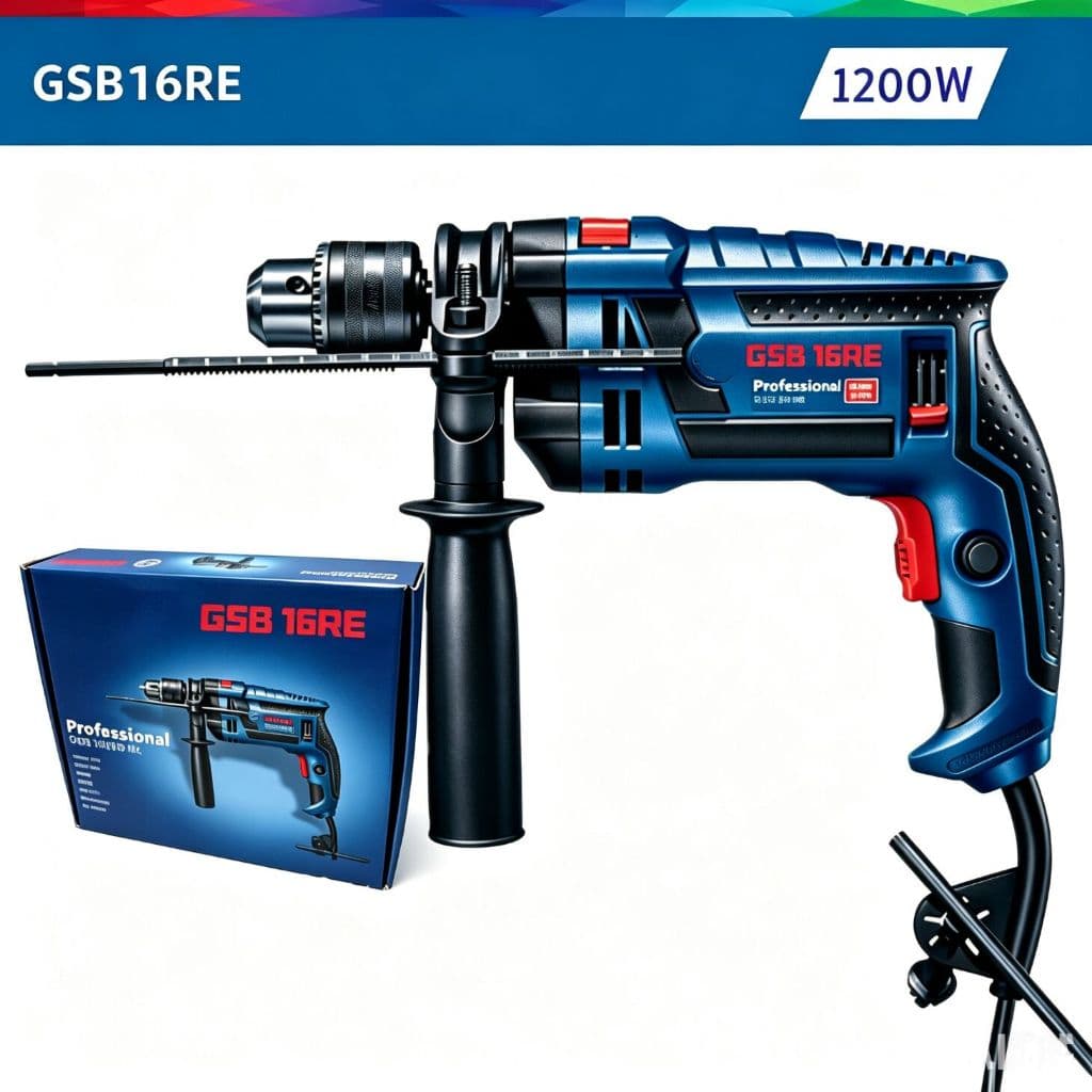 Parafusadeira furadeira eletrica 1200w furadeira de impacto 220V/110v-Original GSB16RE