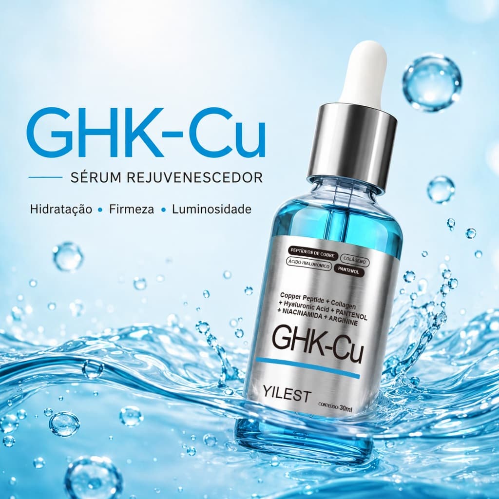 Sérum Facial Anti-idade Peptídeos Redutor de Rugas e Linhas de Expressão Pele Madura 30ml