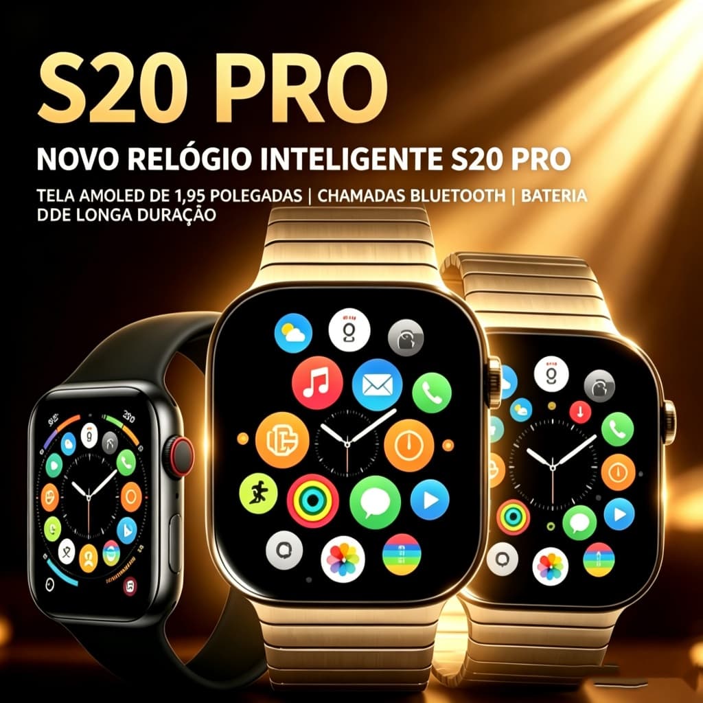 Smartwatch Feminino Relógio Inteligente 38/45/49mm Tela Sempre Ativa Chamada Bluetooth Temperatura Cardíaco Sono Android