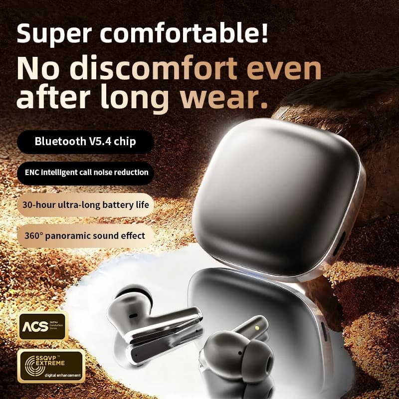 A89 fone de ouvido intra-auricular sem fio bluetooth-cancelamento de ruído TWS bluetooth 5.3 fone de ouvido, esportes à 
