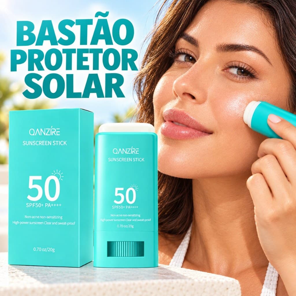 SPF50 + PA++++ protetor solar transparente vara 20g corpo Facial Universal portátil rotativo creme protetor solar adequa