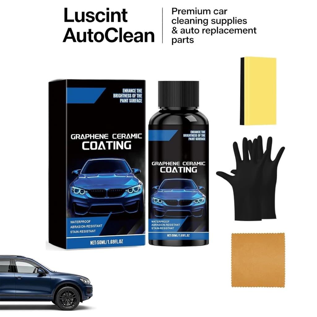 Kit De Revestimento De Carro Anti-Riscos À Prova D'água , Cerâmico , Grafeno Para Carros , Hidrofóbico E Resistente A Ar