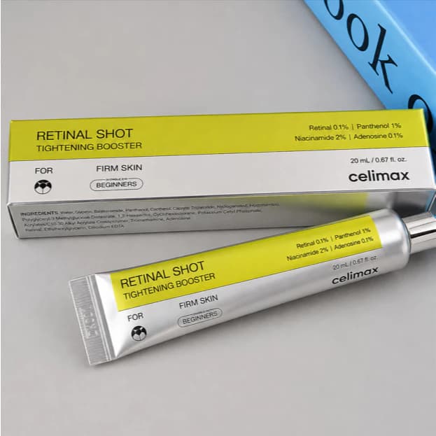 celimax booster firmador vita a retinal shot 15ml reafirma renova textura minimiza poros anti-idade facial
