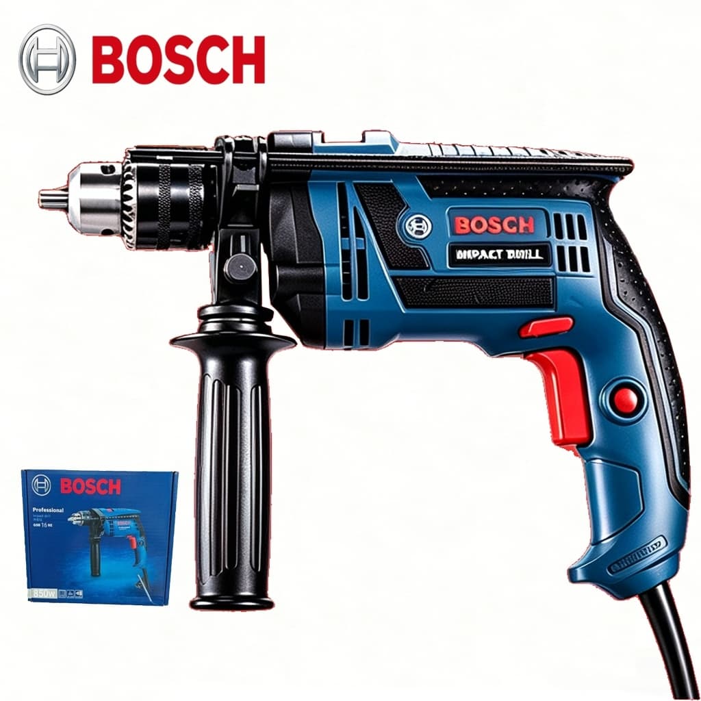 Parafusadeira Furadeira de Impacto Bosch 1200W Bivolt 110V/220V Mandril 13mm