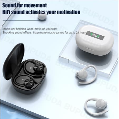 Fone de ouvido Bluetooth sem fio R200 com microfone IPX5 à prova d'água à prova de umidade fone de ouvido Bluetooth com 