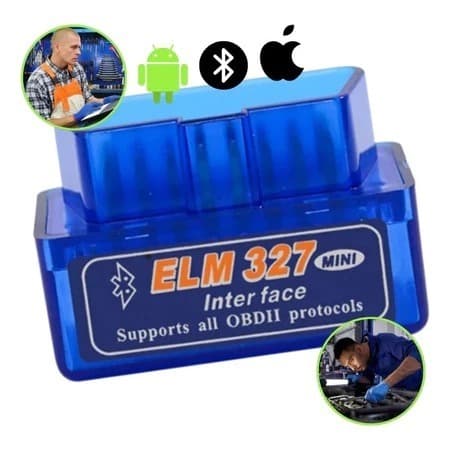 Kit Scanner OBD2 Bluetooth ELM327 V2.1 para Carros – Diagnóstico Completo e Apaga Falhas | Android e iOS
