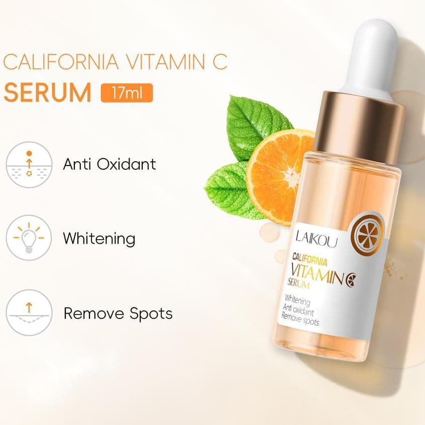 LAIKOU Vitamina C Califórnia Clarificador Antioxidante Essência Para Manchas Escuras VC 17ml