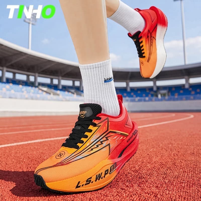 Tênis de corrida leve respirável masculino feminino maratona tênis esportivos