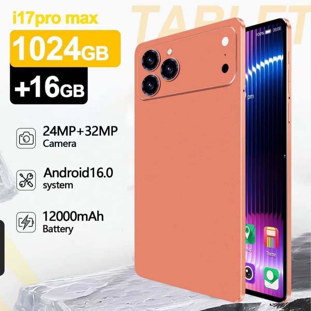 Pad 17 ProMax Android Smart Tablet 16+1024G 7 Inch Large Screen Tablet