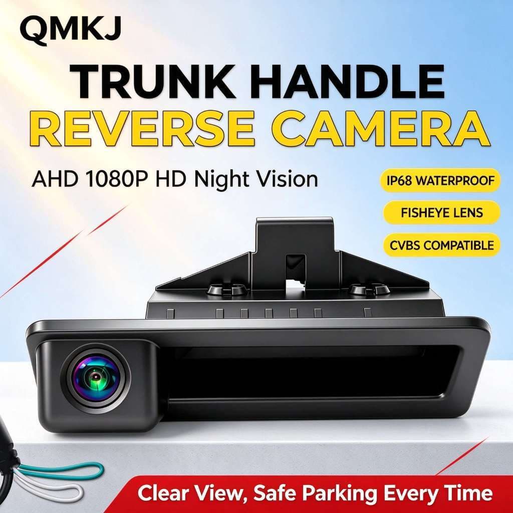 Câmera De Visão Traseira Do Carro AHD 1080P Para BMW Série 5 E60 3 E90 X1 E84 X5 E70 X6 E71 Luz Da Placa De Licença Reve