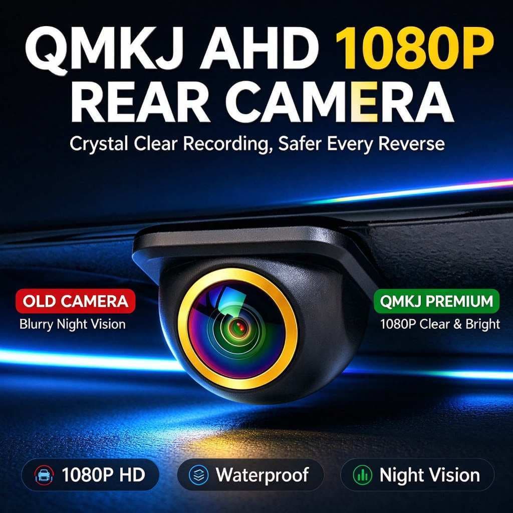 AHD 1080P Câmera De Visão Traseira Do Carro Escondida Montagem Embutida Reversa Noturna À Prova D'água Para Frontal /