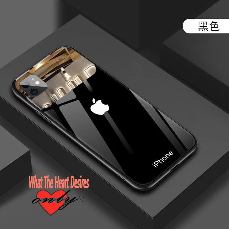 capa de celualr de Brilho vidro 3D capinha iphone 13 12 11 14 15 16pormax Mais vidro dura capinha celular com espelhos