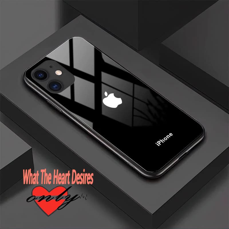 capa de Avançado Brilhante vidro capinha iPhone 14 13 12 11 16 15 ProMax Mais Rígido choque Brilho vidro capinha celular