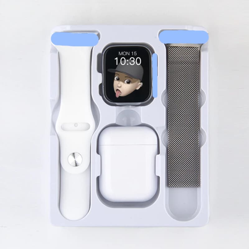 2025 Novo Relógio smartwatch Ultra 2 Em 1 X8 Sempre Exibe Cabo Sem Fio