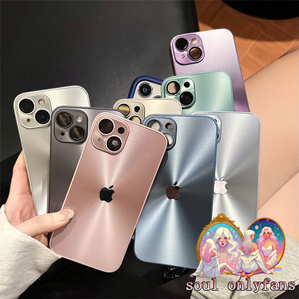 capa de celular fosco laser Brilhante capinha iphone 13 16 11 14 12 15 Pro Max luxo protetor capa choque capinha celular