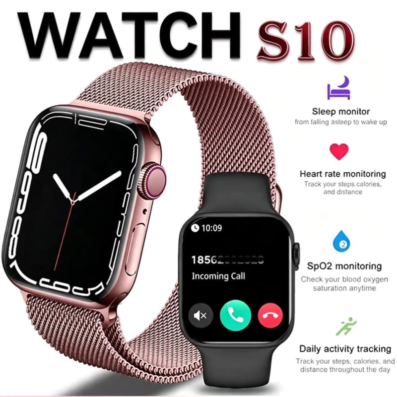 2025 Smartwatch Relogio Inteligente Relógio 10 Chamadas De Presente Esportes Masculino Feminino Android IOS
