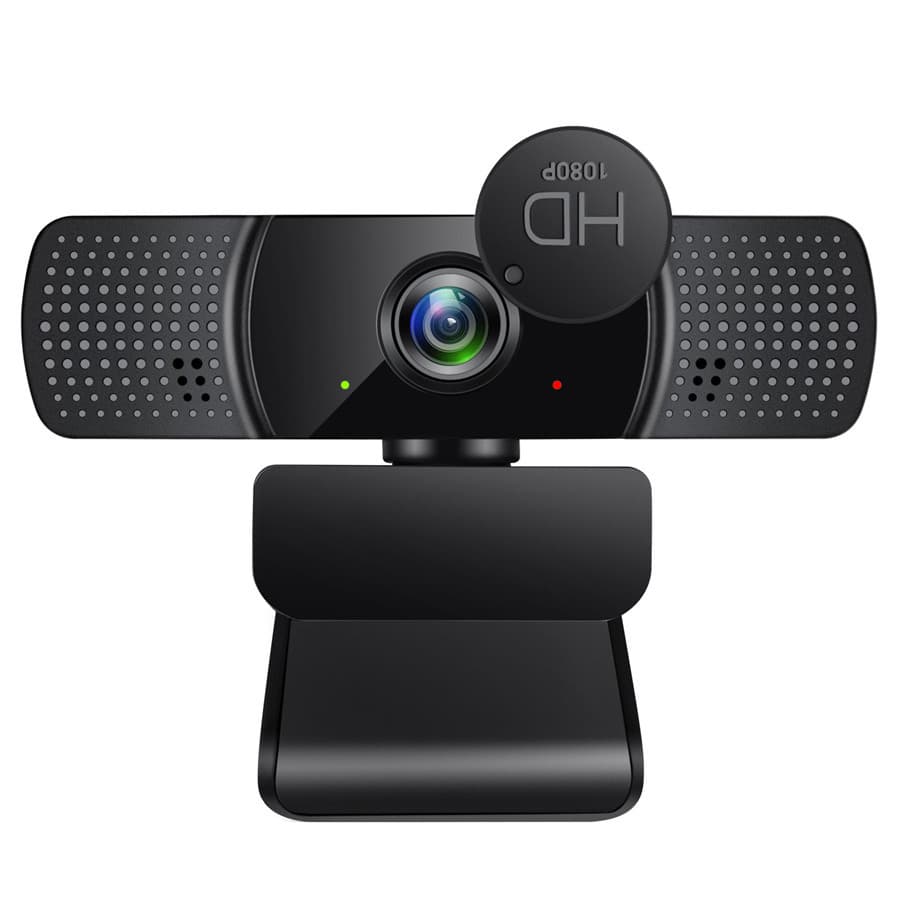 Webcam Full HD 1080P Com Microfone Para PC Laptop