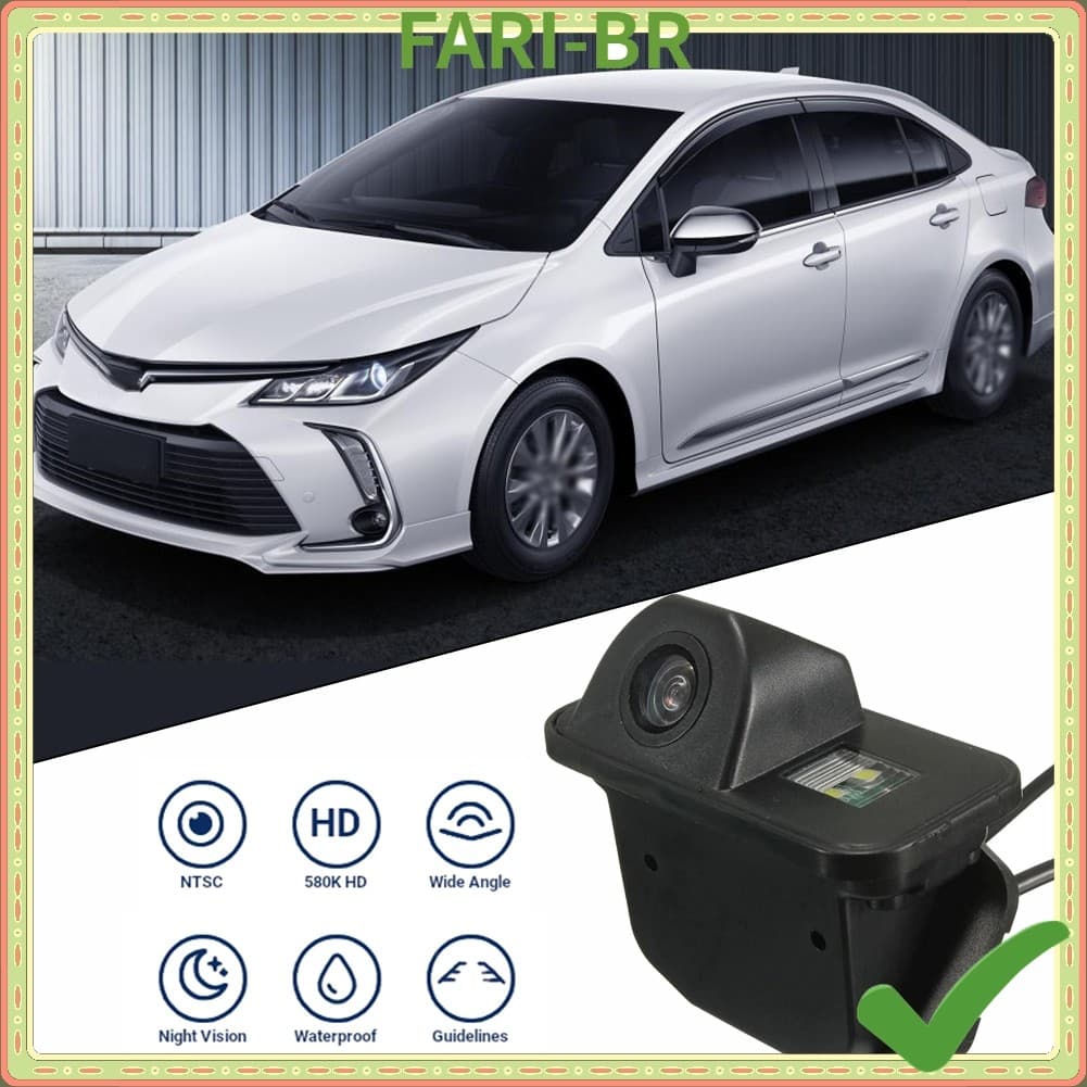 FARI Câmera De Visão Traseira De Carro De 180 Graus Para Toyota Corolla 2011-2013