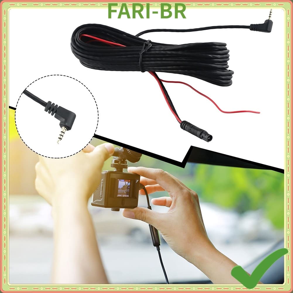 FARI Rápido À Prova De9m-9.2M Carro DVR Backup Câmera De Visão Traseira Para Cabo De Extensão De 2.5 Mm Fio De 5 Pinos