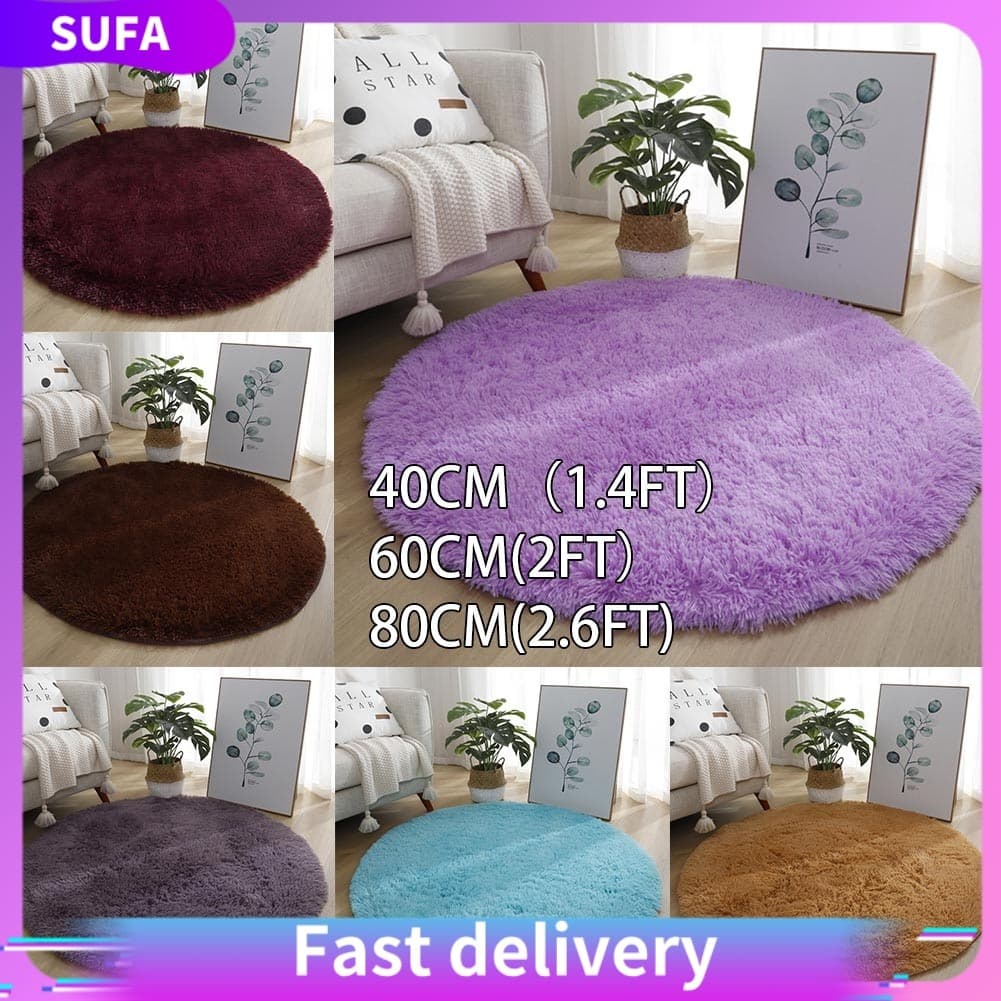 [SUFA] Tapetes Antiderrapantes Tapete Grande Felpudo Super Macio Para Sala De Estar E Quarto