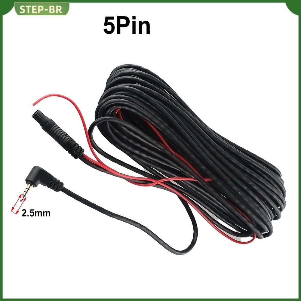 Youngmgblockbuster9m-9.2M Carro DVR Câmera De Visão Traseira De Backup Cabo De Extensão De 2.5 Mm Fio De 5 Pinos