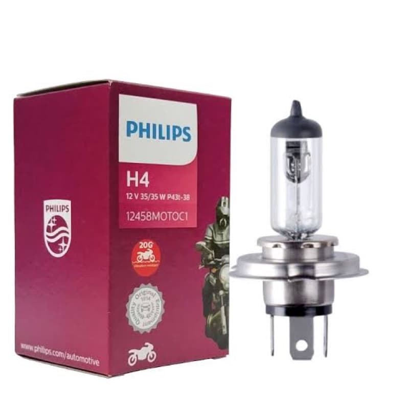 Lampada Farol Moto Titan Fan 125 150 160 cb 300 xre 300 twister 250 fazer 250 tornado 250 xtz 125 original Philips h4 35