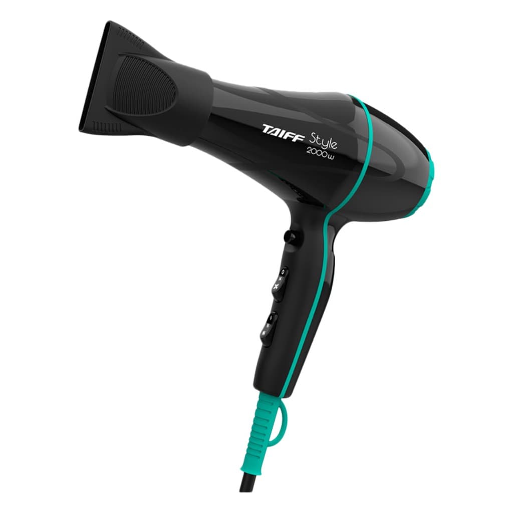 SECADOR DE CABELO PROFISSIONAL TAIFF STYLE 2000W PRETO - 220V