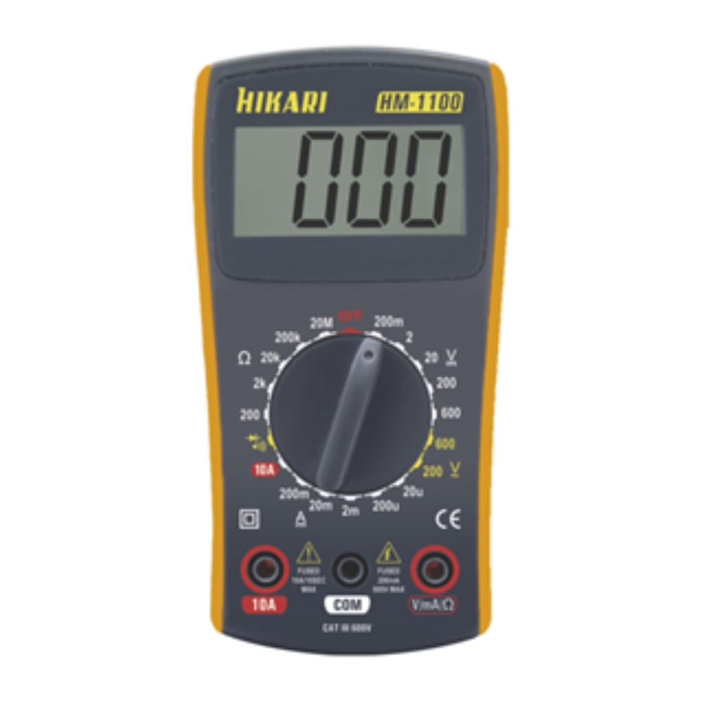 MULTIMETRO DIGITAL HIKARI HM1100 MANUAL 200V E 600V