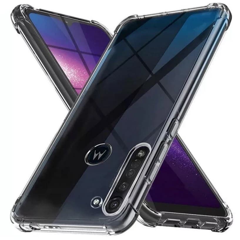 Capa Case Anti impacto Transparente Motorola Moto G8 Moto G8 Play moto G8 Plus nmoto G8 Power Lite  - Bordas Reforçadas Silicone TPU