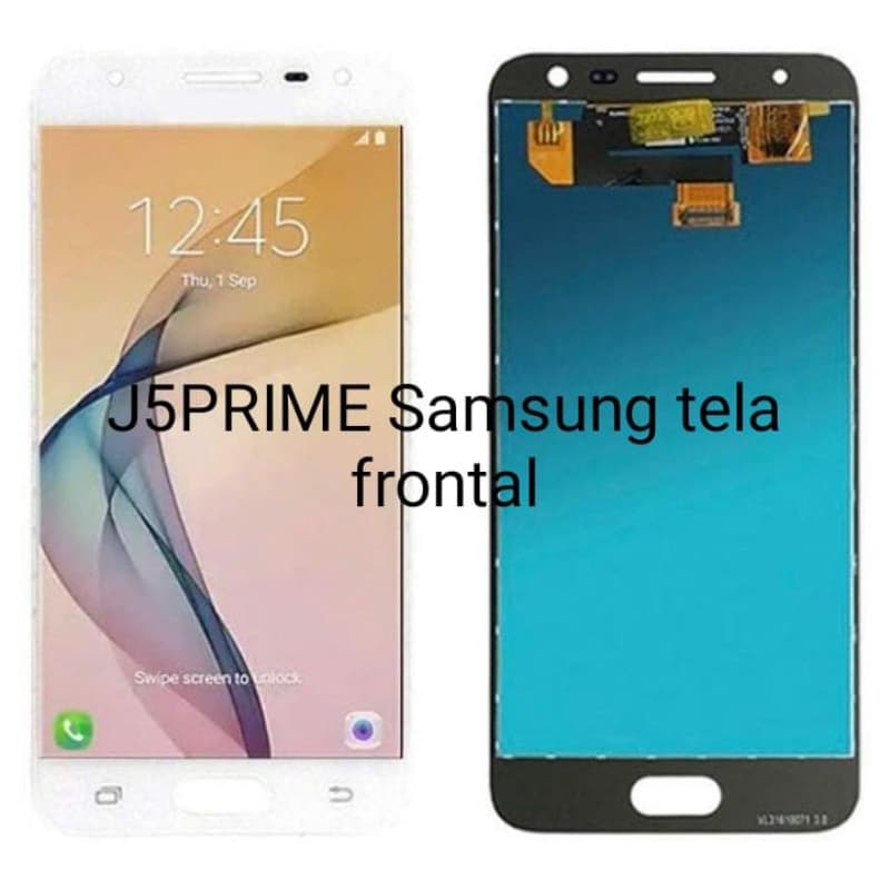 Tela HD de 5" no Samsung Galaxy J5 Prime. A tela LCD PLS do smartphone Samsung Galaxy J5 Prime tem tamanho de 5" e resol