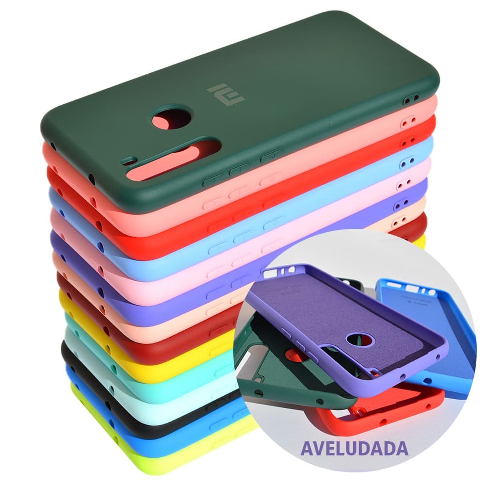 Capa Capinha Premium Aveludada para Smartphone Xiaomi Redmi Note 8 Produto no Brasil com envio em 24 horas varias cores