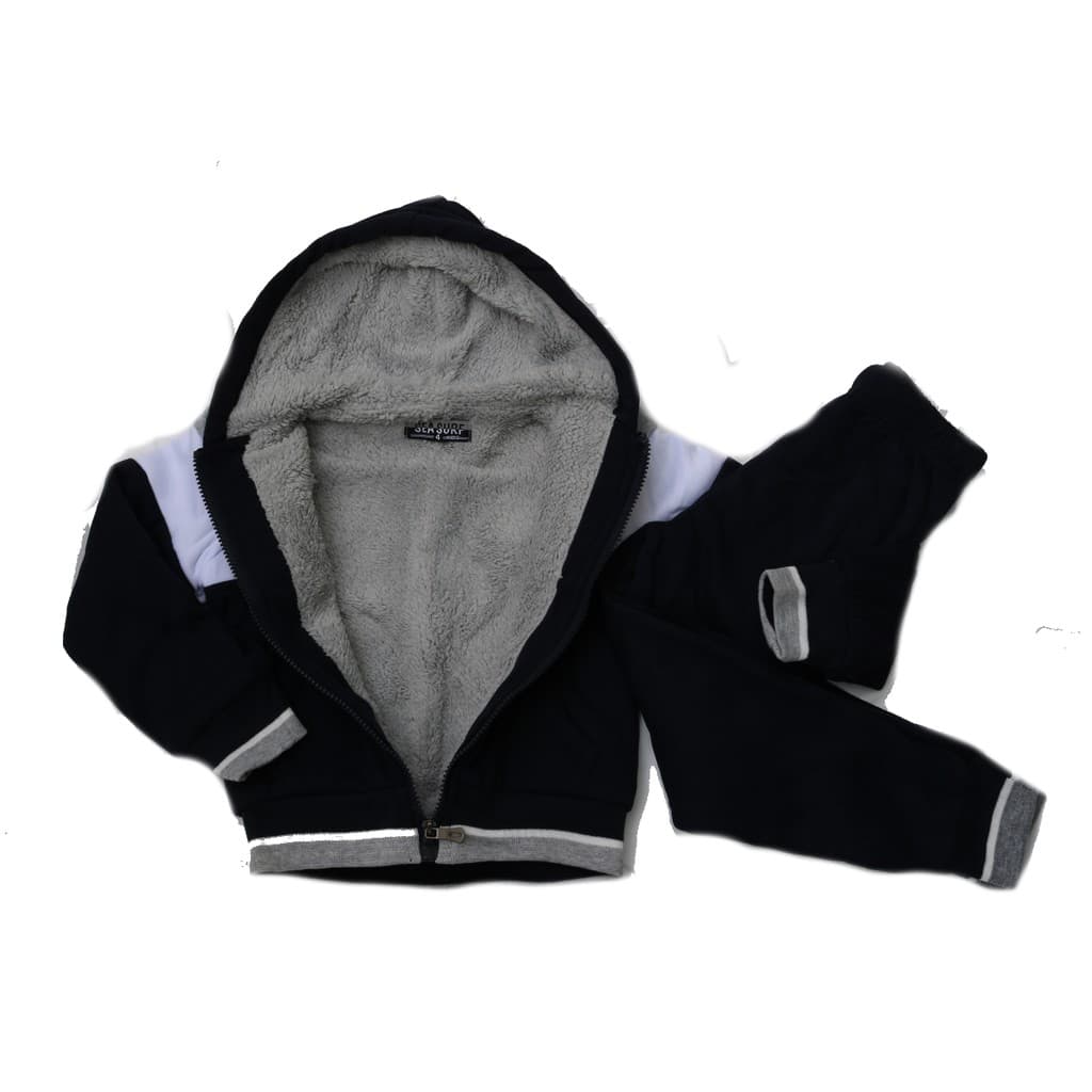 conjunto moletom infantil menino forrado pelo sea surf