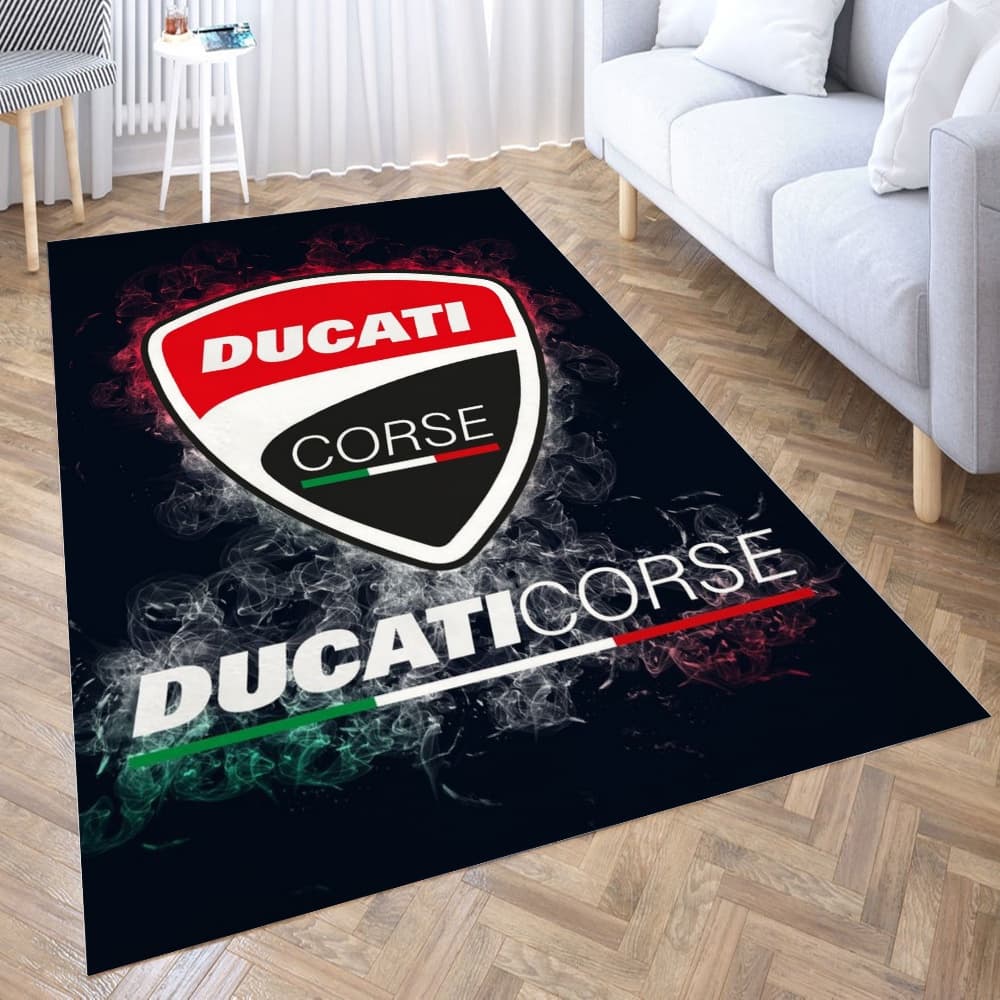 Ducati 3D impressão sala quarto antiderrapante tapetes de pelúcia casa moda tapete novo estilo Dropshipping