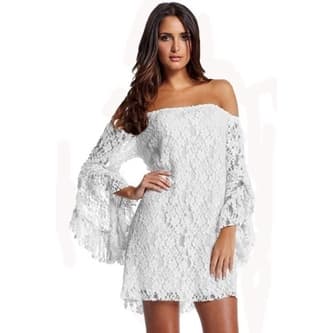 Vestido Feminino Festa Plus Size Vestido Evangelico Renda com Elastano