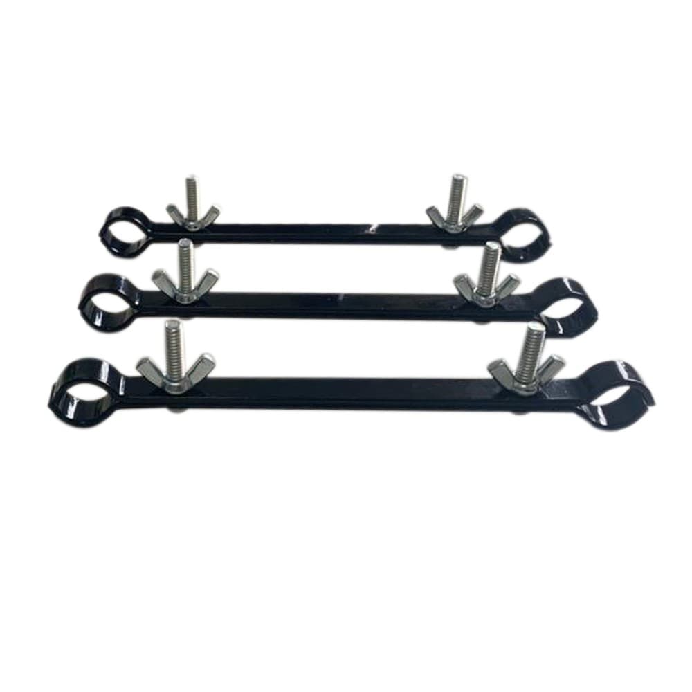 Kit 3 Presilhas Para União De Carrinho Gêmeos - Redonda - Preta