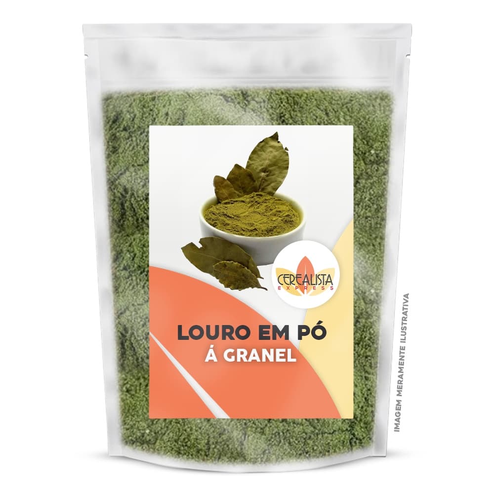 Tempero Louro Em Pó Puro - Ótima Qualidade Condimento Culinário Tempero Natural