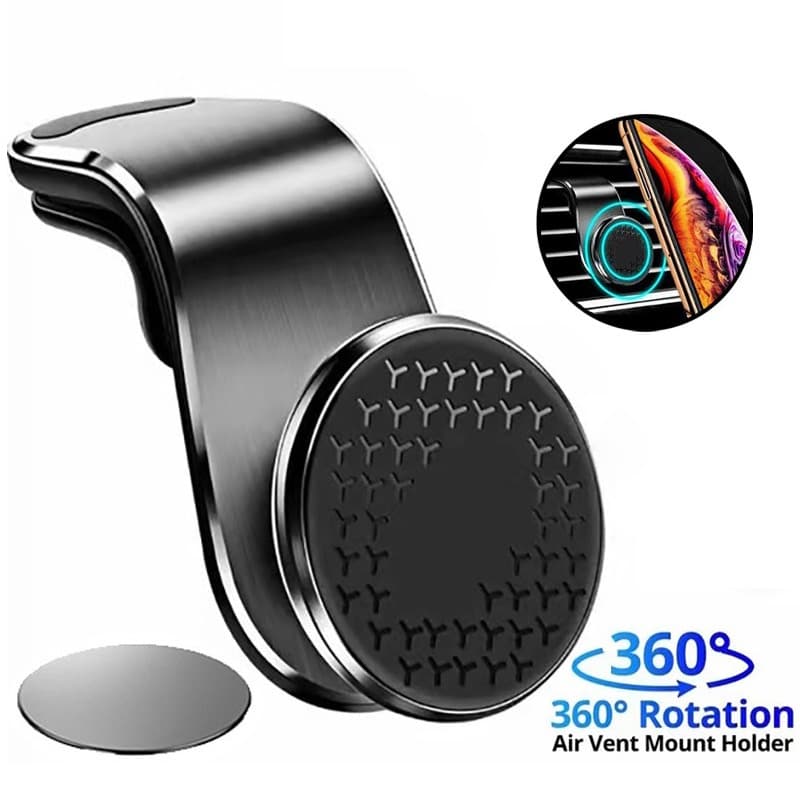 1PC Suporte Do Telefone Carro Magnético Ventilação Montagem Ímã GPS Clipe Da Placa De Metal