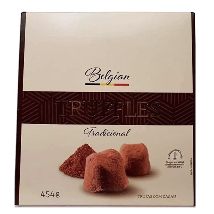 Trufas Belgas Cremosas Premium Importado da Belgica