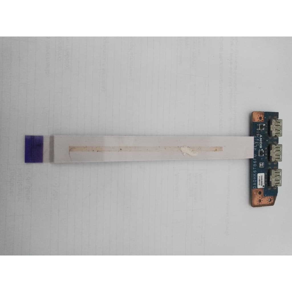 Kit Placa Usb e Cabo flat Notebook Sony Sve151j11x Toda Linha Sve 15 DA0HK6TBF0