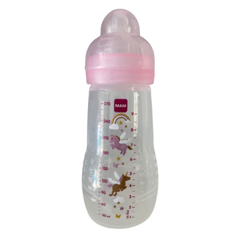 Mamadeira Easy Active 270ml 2m+ Mam Rosa Sem Caixa