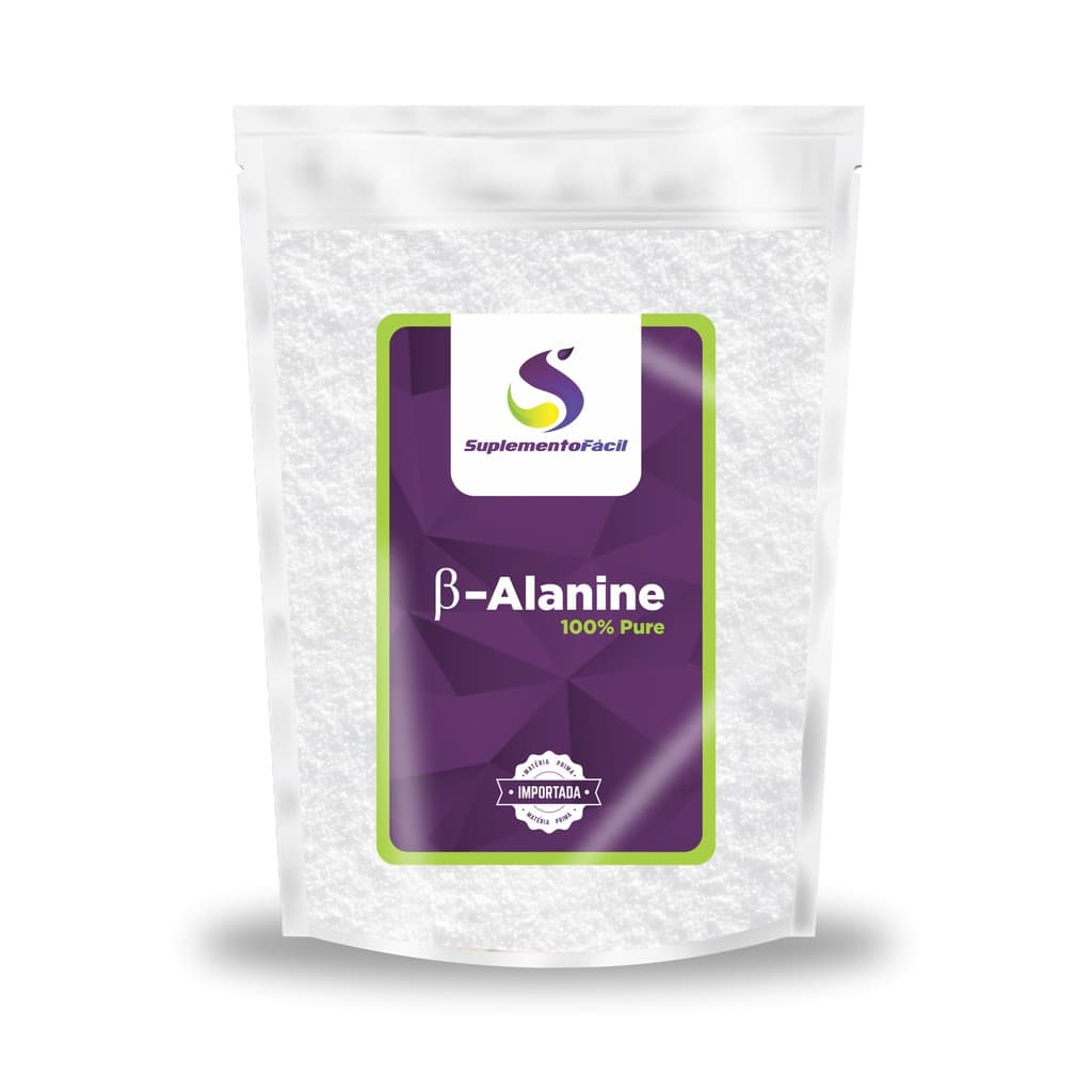 Beta Alanina Pura Importada Beta Alanine 200g - Pré Treino - Suplemento Fácil