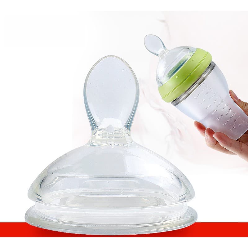 Suporte De Garrafa De silicone Em Formato De Colheres ultra-Sopft É Com Alimentação De Seu Bebê Comotomo