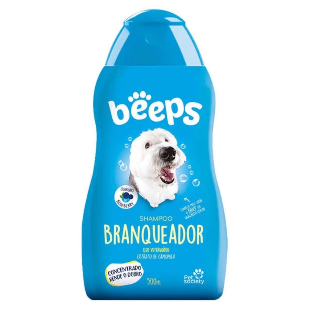 Shampoo Branqueador Beeps Para Cães E Gatos  Pet Society